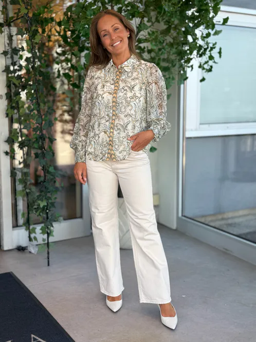 Hovedbilde PRAYA BLUSE - OLIVEN / BIRCH 