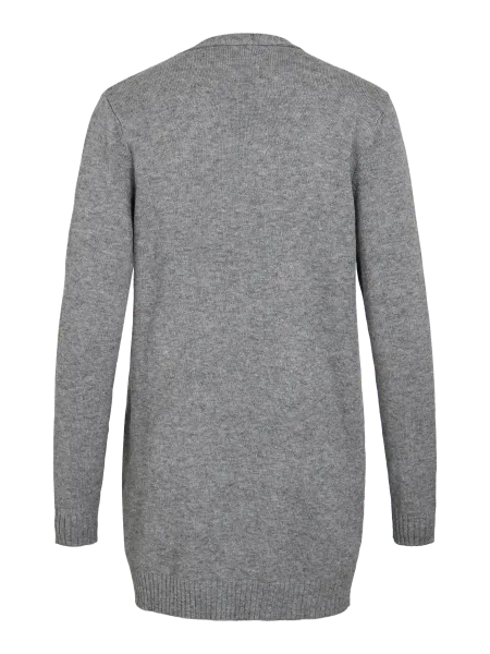 Hovedbilde VIRIL CARDIGAN LANG - GRÅ MELERT