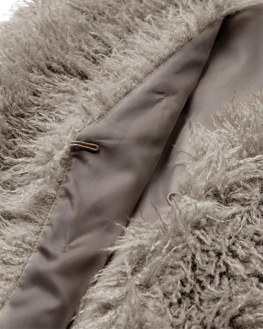 Hovedbilde FINE FAUX FÜR VEST - TAUPE