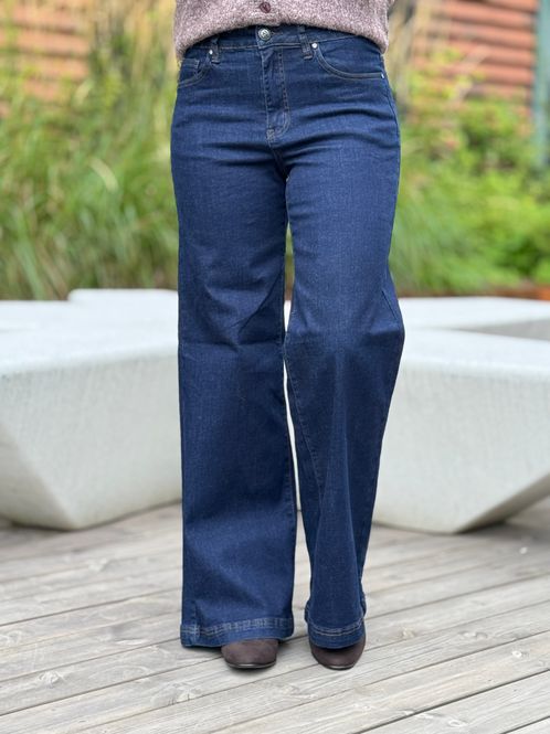 Hovedbilde VEGA FLARE JEANS 78 CM - MØRK JEANS