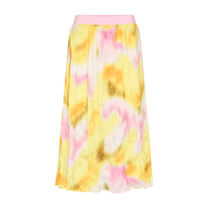 FLOVI SKJØRT - ROSA/LIME PRINT