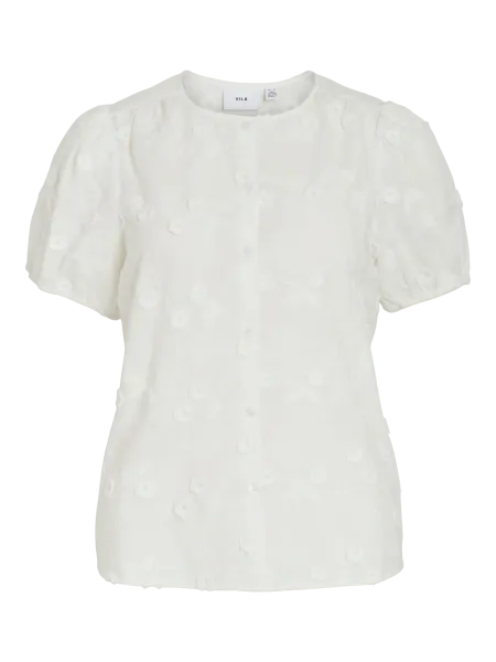 Hovedbilde SIMONE BLUSE M/BLOMSTERPRINT - HVIT