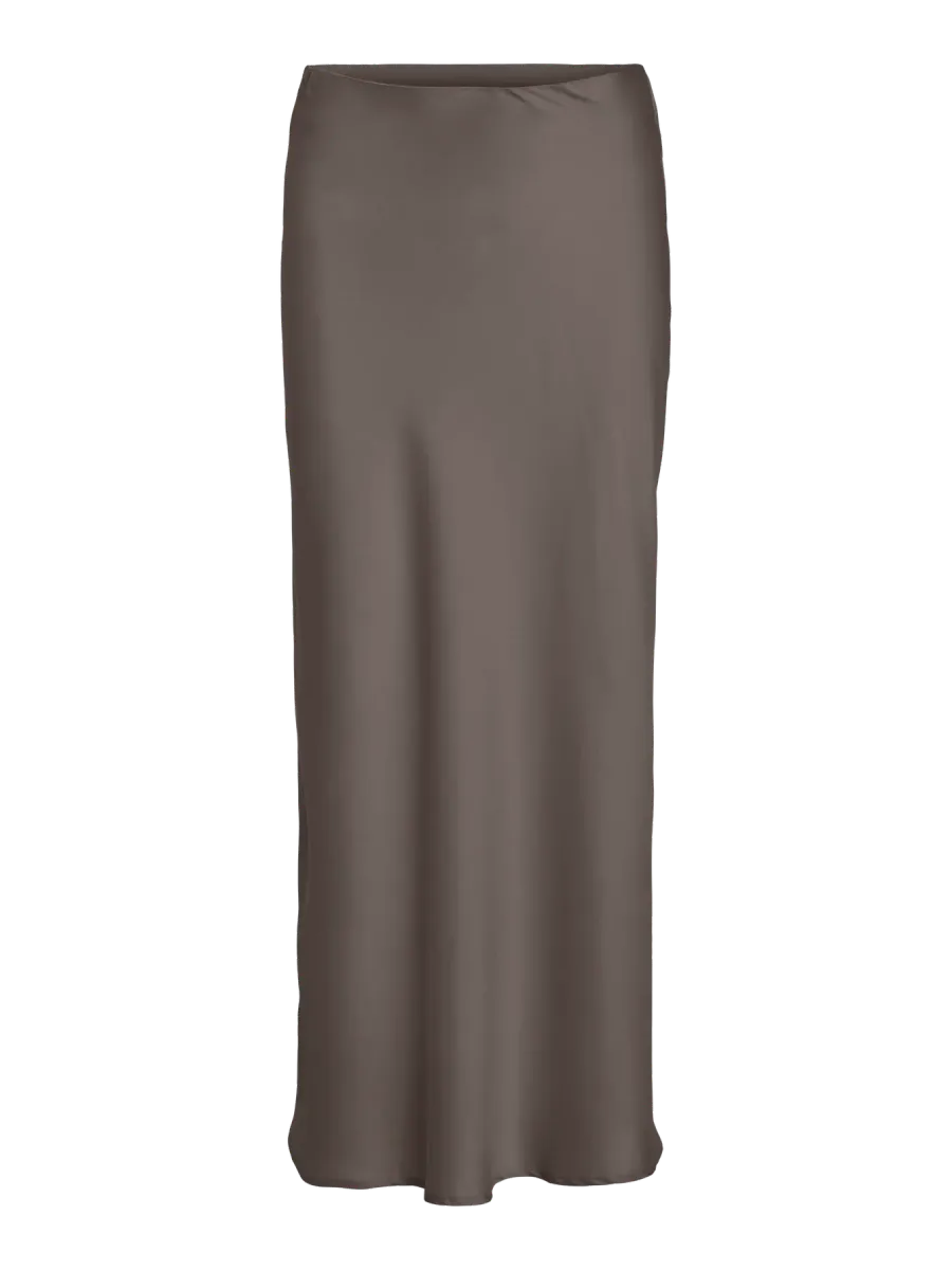 ELLETTE SATENG SKJØRT - FALCON