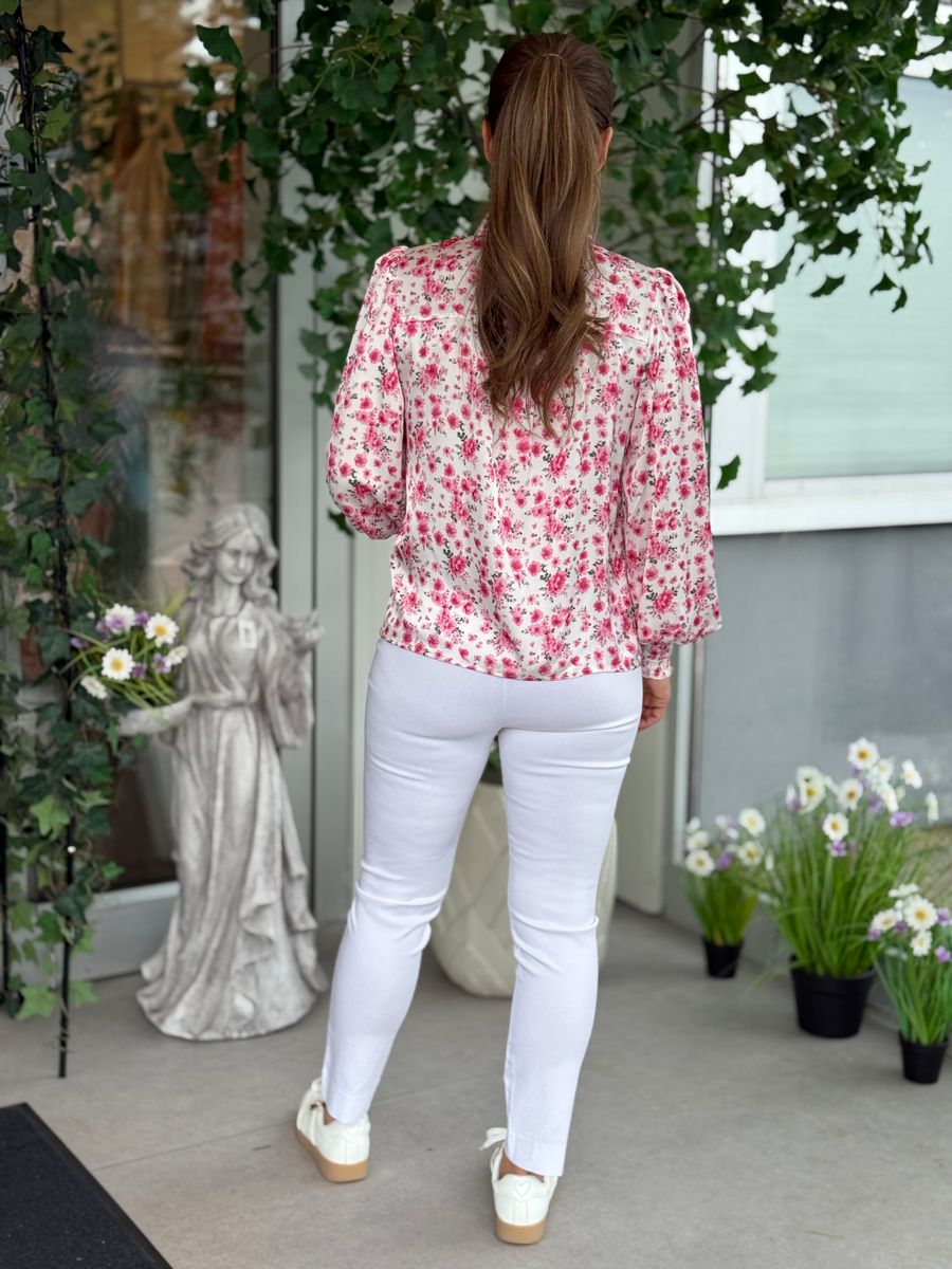 KENZIE BLUSE FLOWERS - ROSA