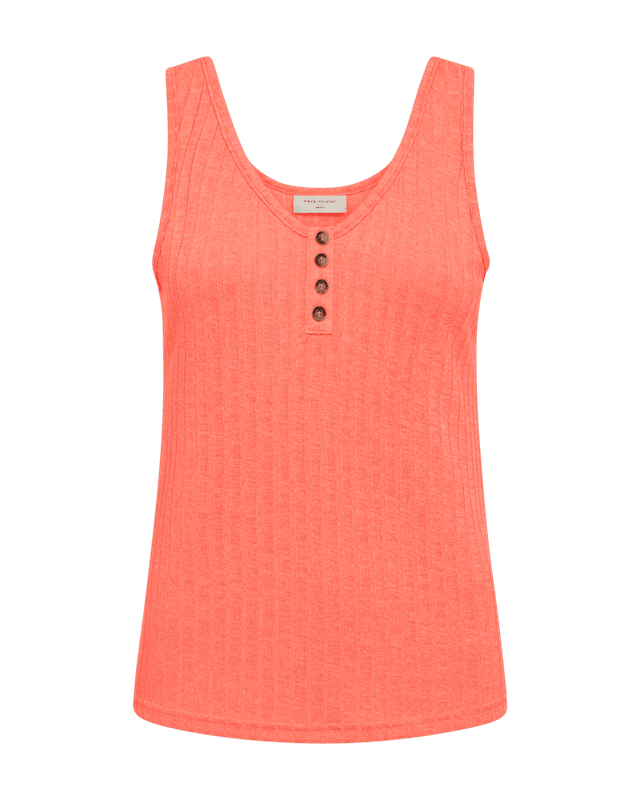 BASAC TOPP M/KNAPPER  - ORANGE