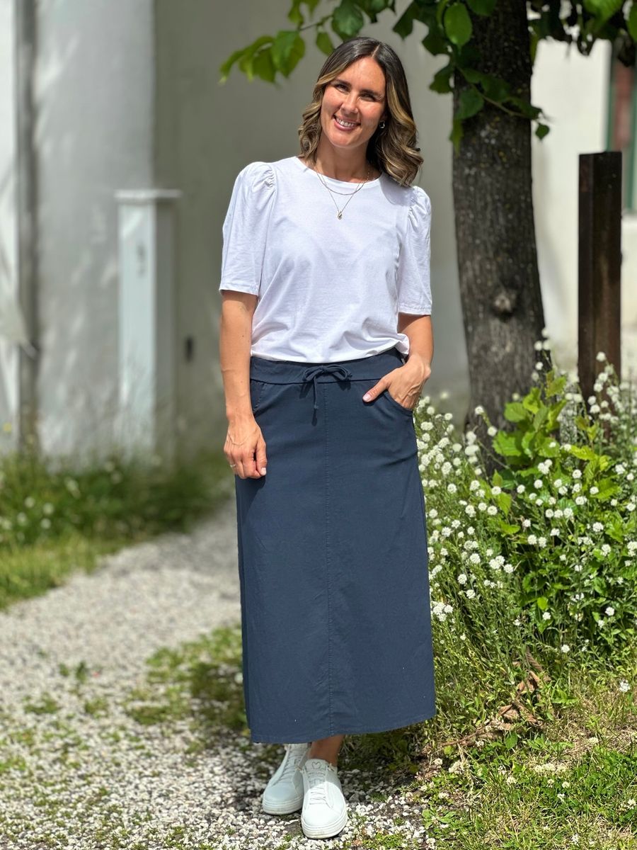 MAGIC STRETCHY SKJØRT - NAVY