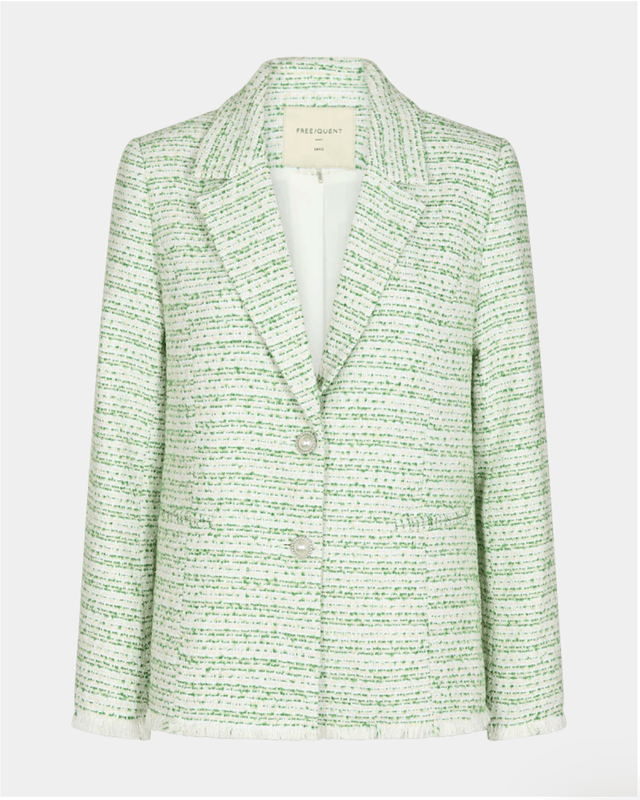 MOCA BLAZER - GRØNN / OFFWHITE