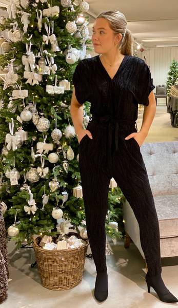 Hovedbilde CLAMY JUMPSUIT - SORT LUREX