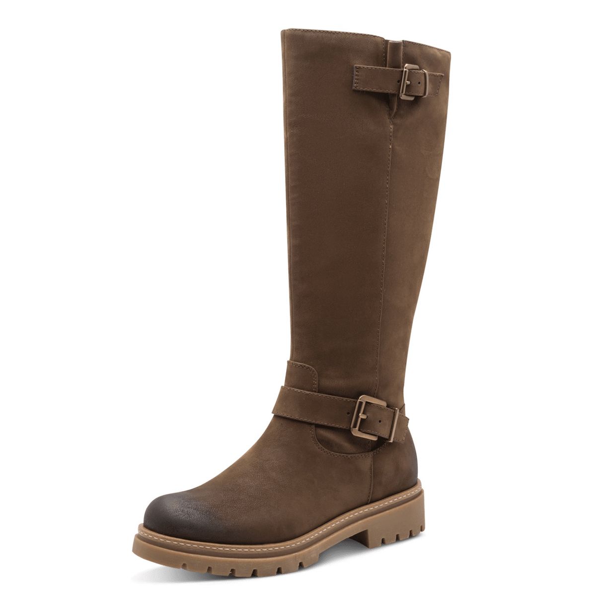 BOOTS HØYT SKAFT NUBUCK - MOCCA