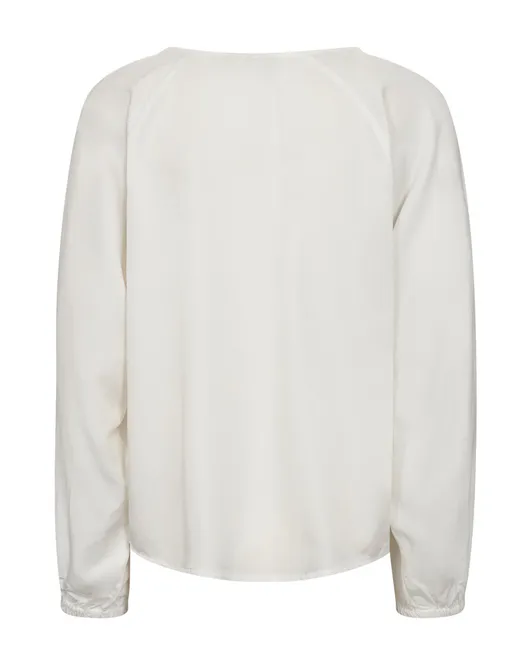 Hovedbilde SAZY BLUSE M/EMBRO - OFFWHITE