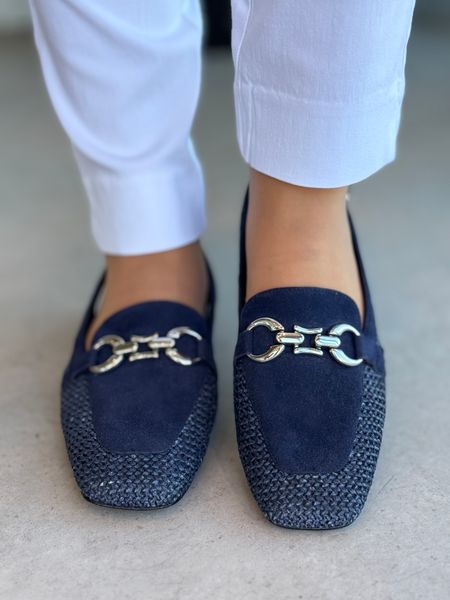 Hovedbilde MOKASIN M/SLINGBACK & SPENNE - NAVY
