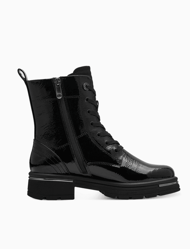 BOOTS M/KNYTING - SORT GLOSS