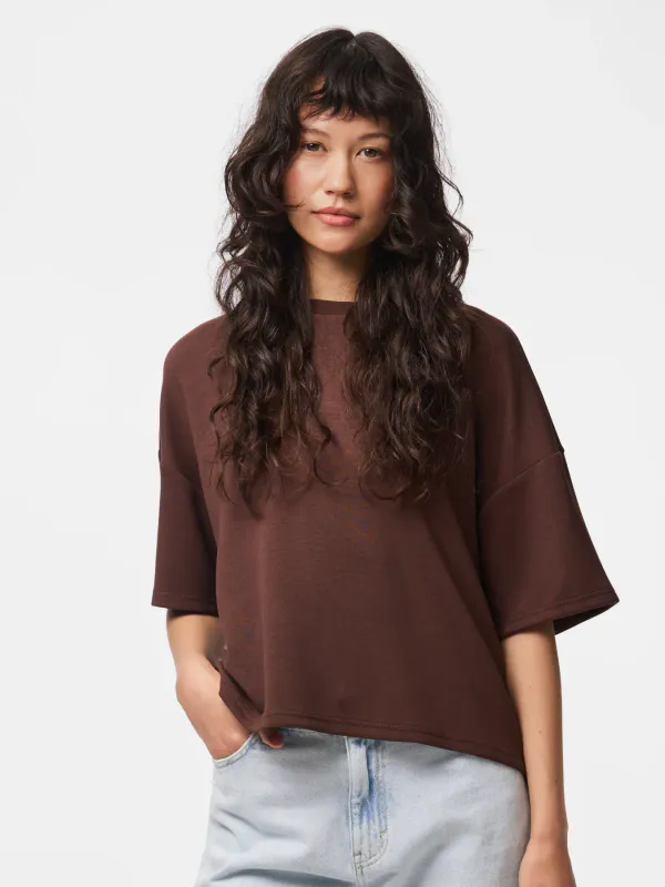 POLLY SWEAT GENSER 2/4 ERM - BRUN
