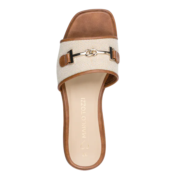 Hovedbilde SANDAL M/SPENNE - COGNAC/SAND