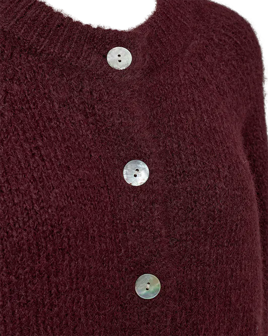 Hovedbilde LULU CARDIGAN - PLOMME