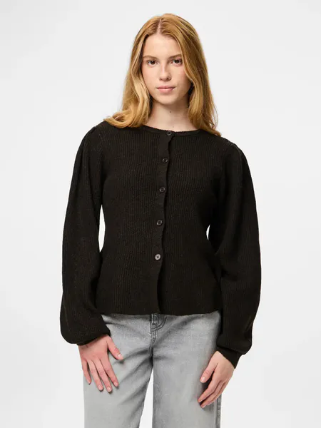 Hovedbilde SILLY CARDIGAN M/ PUFF & LANG ERM - BRUN