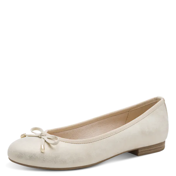 Hovedbilde BALLERINA M/LITEN SLØYFE - SAND