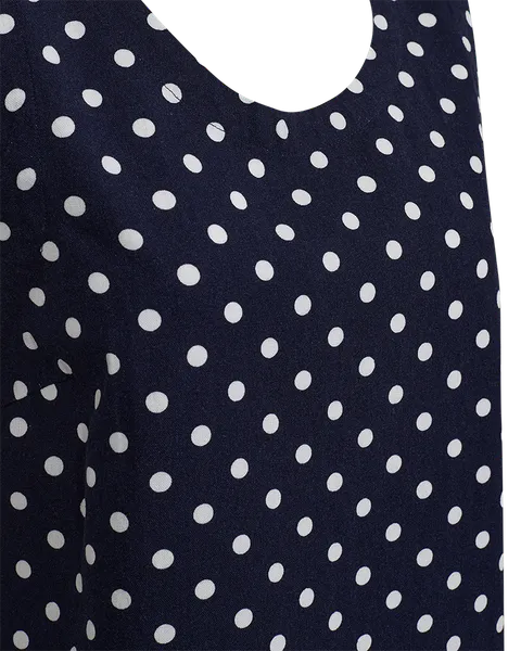 Hovedbilde LAVISCO TOPP M/DOTS - NAVY/HVIT