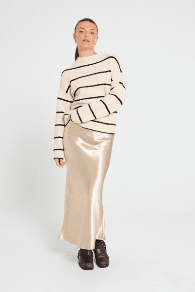 Hovedbilde HARA PULLOVER - MOONBEAM/SORT