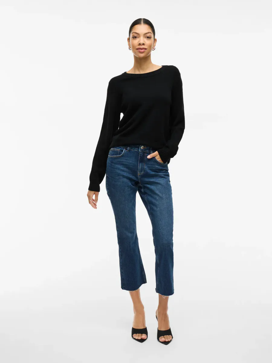 VIRIL GENSER O-NECK - SORT