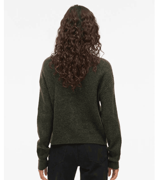 Hovedbilde PRETTY STRIKKET CARDIGAN - OLIVEN