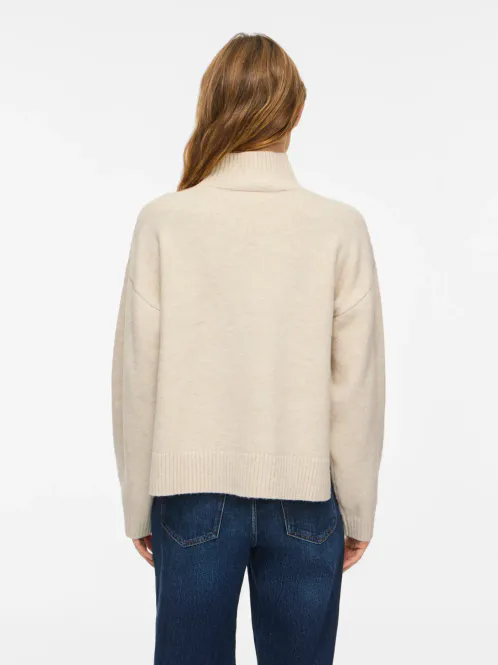 Hovedbilde SIA GENSER M/ HALS - CREAM MELERT