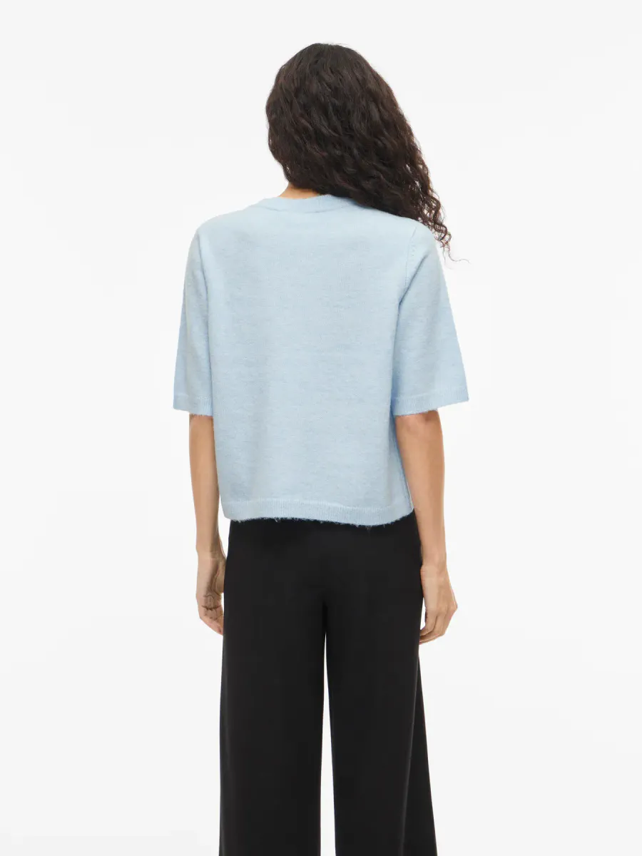 LIGA CARDIGAN 2/4 ERM - LYSBLÅ