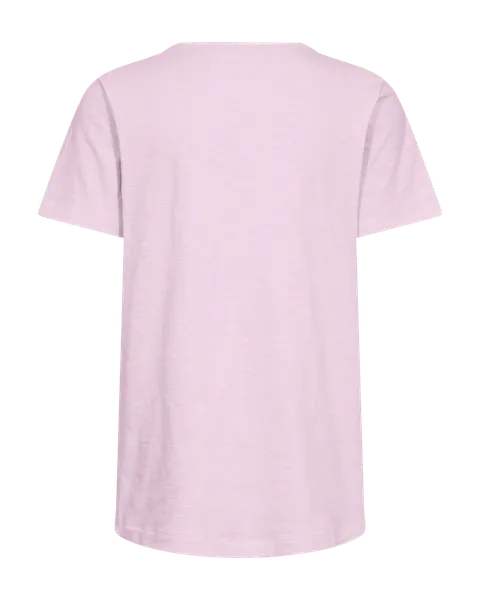 Hovedbilde SABINA T-SHIRT V-HALS - ROSA