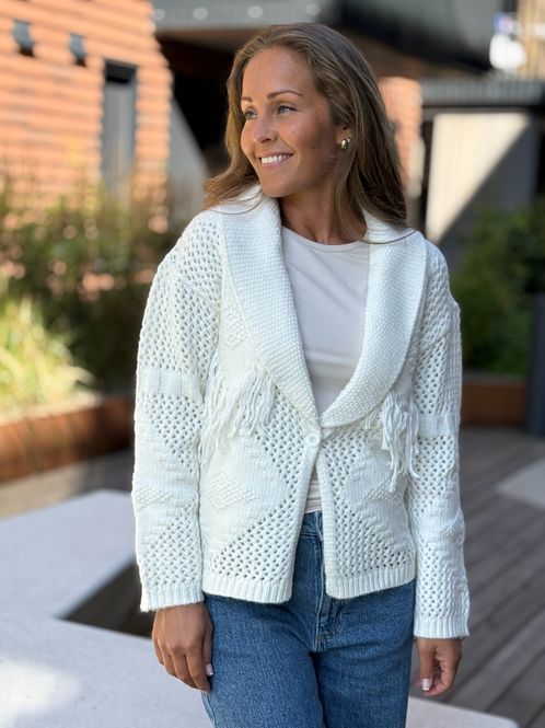 Hovedbilde DERBY CARDIGAN - OFFWHITE