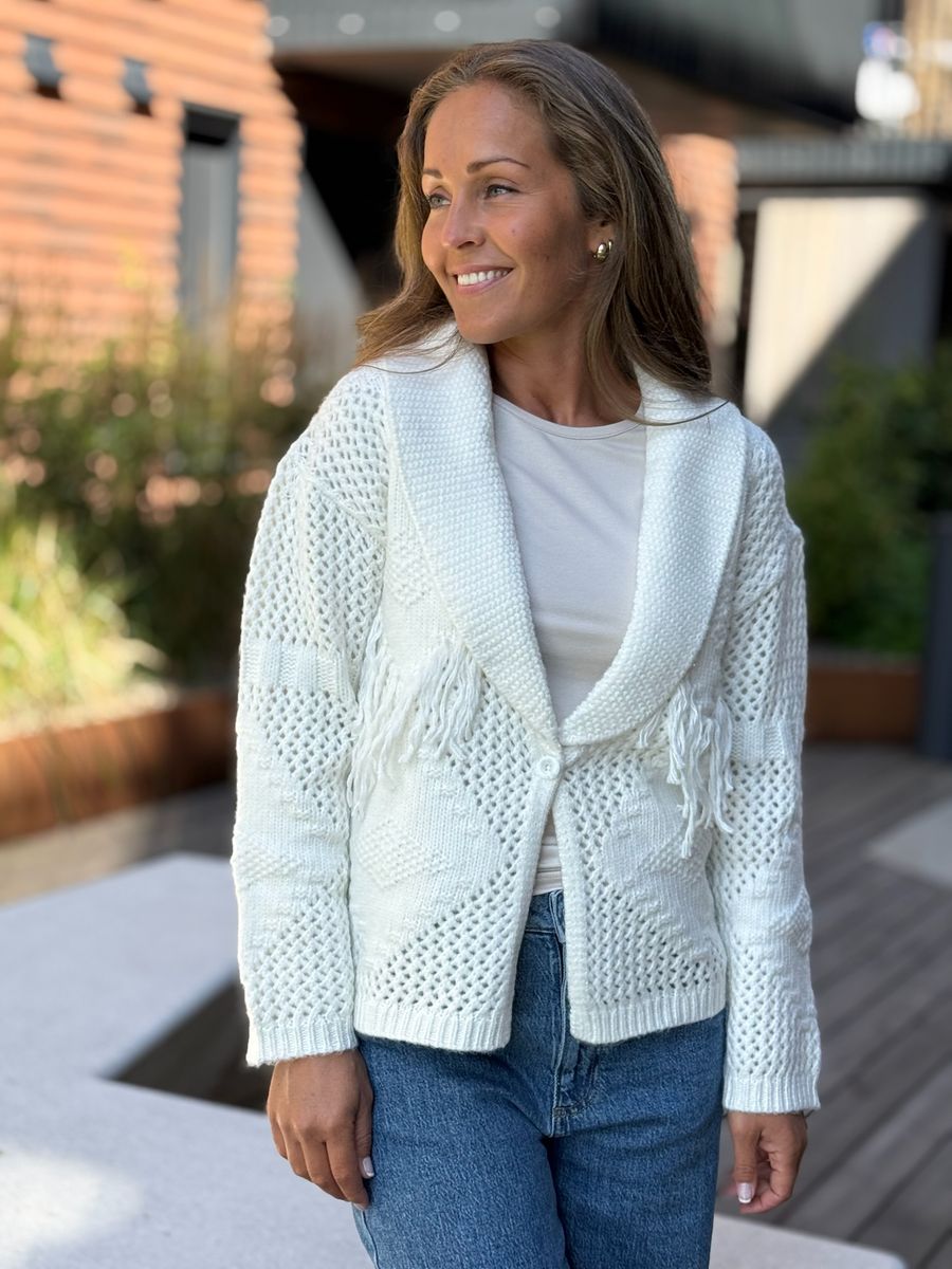 DERBY CARDIGAN - OFFWHITE