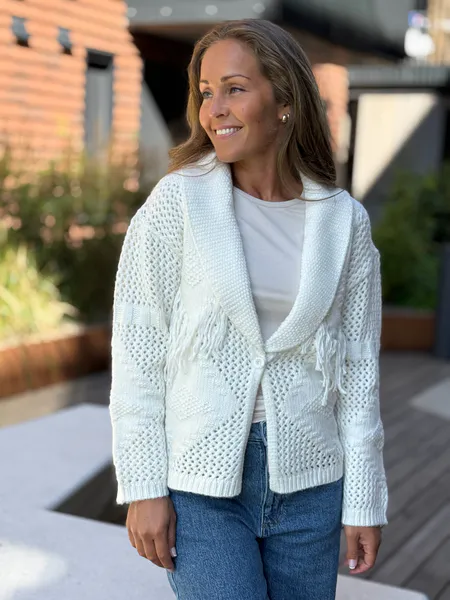 Hovedbilde DERBY CARDIGAN - OFFWHITE