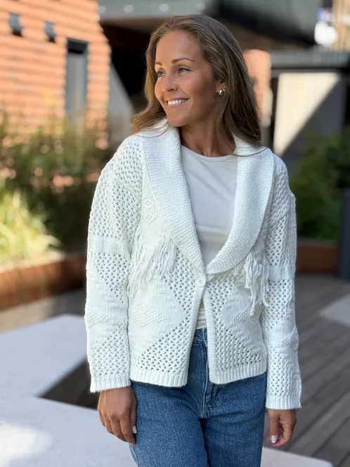 Hovedbilde DERBY CARDIGAN - OFFWHITE