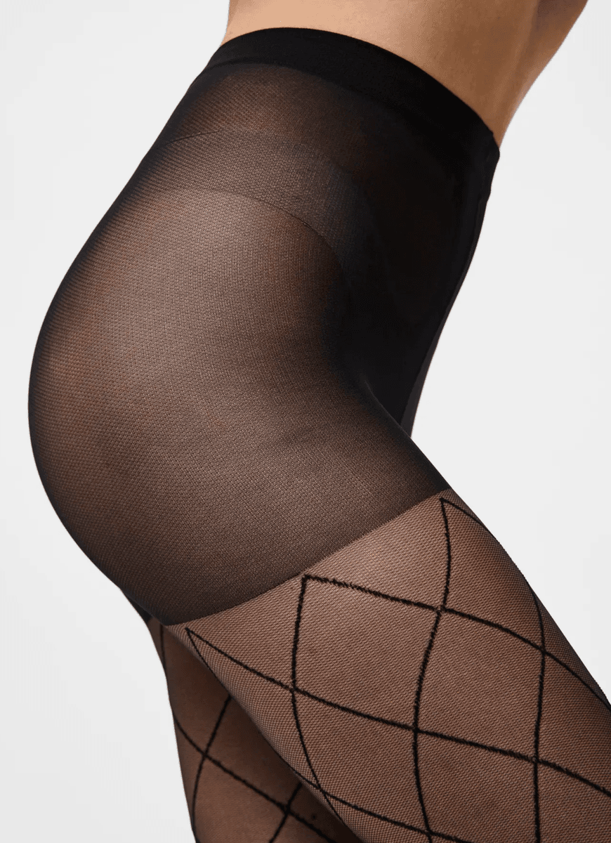 RABINE STRØMPEBUKSE - SORT