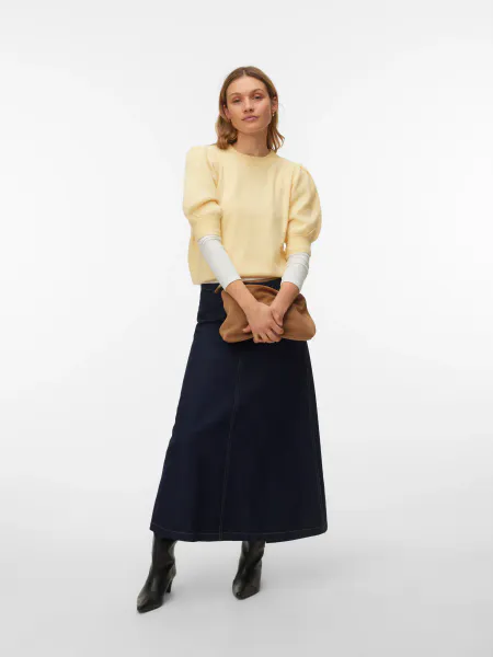 Hovedbilde DOFFY GENSER 2/4 ERM - LYS GUL MELERT