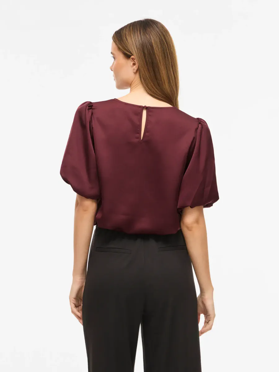 ELLETTE TOPP M/PUFFERM - PLOMME