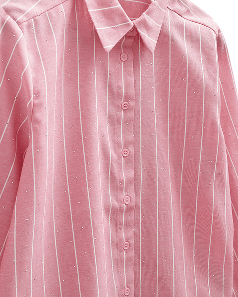 Hovedbilde SOLLY SKJORTE STRIPET - ROSA 