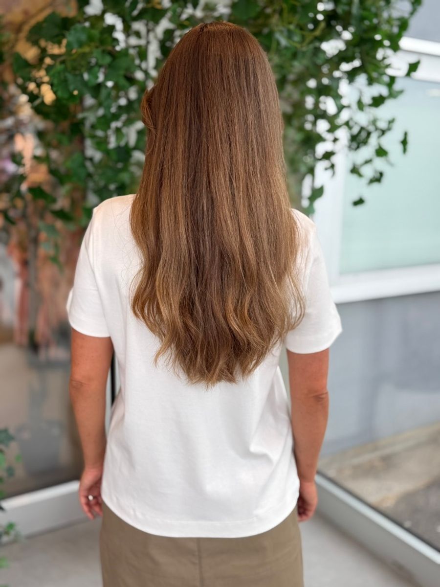 NAIMA T-SHIRT - HVIT