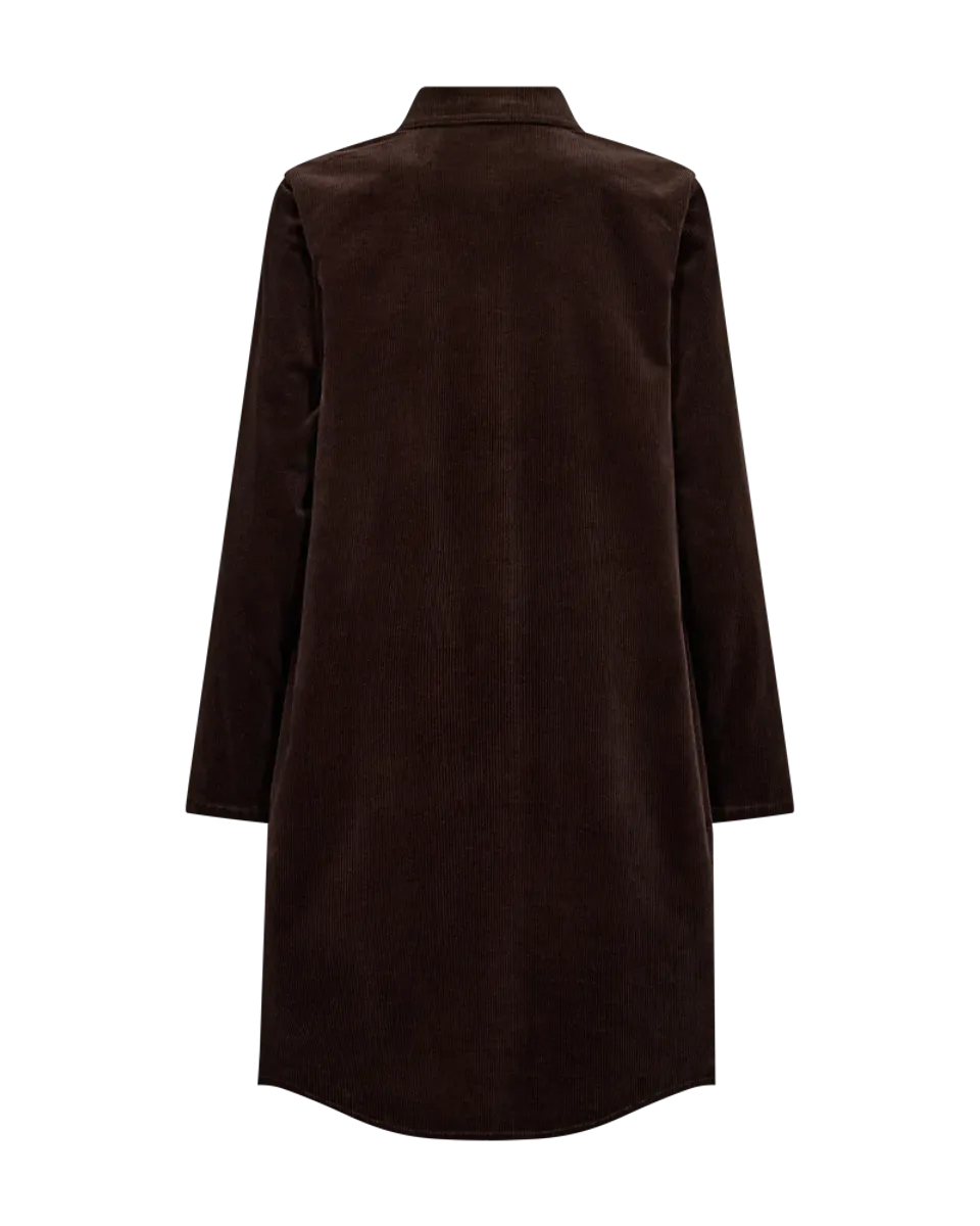 CORDY KJOLE - MØRK BRUN