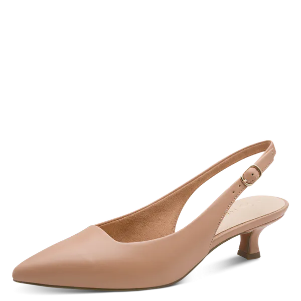 Hovedbilde PUMPS SNERTEN HÆL M/SLINGBACK - CAPPUCCINO
