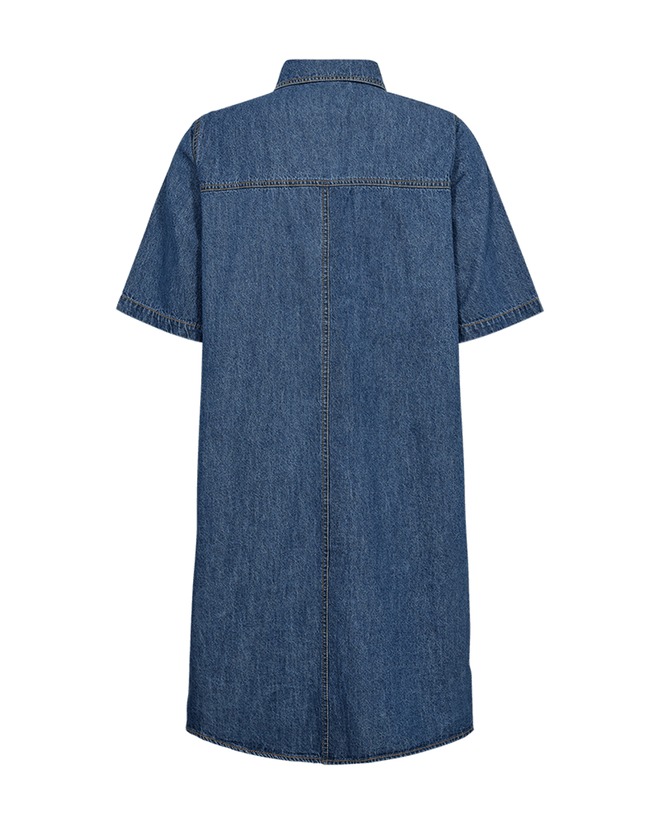 LISEA KJOLE - MEDIUM BLUE DENIM