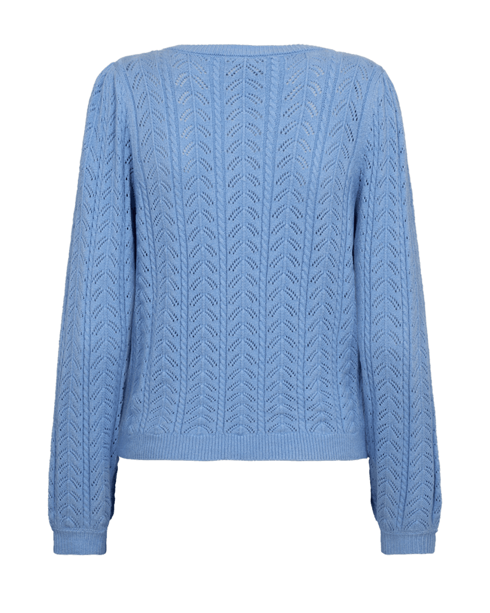 CLARRY CARDIGAN - HIMMELBLÅ