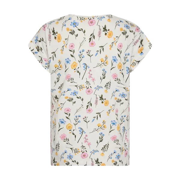 Hovedbilde VIVA TOPP FLOWER - OFFWHITE/GUL/ROSA