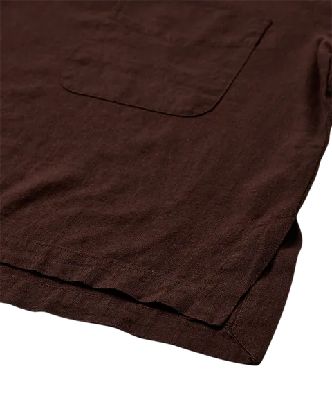 Hovedbilde LAVA LIN/VISCOSE TOPP M/LOMME - BRUN