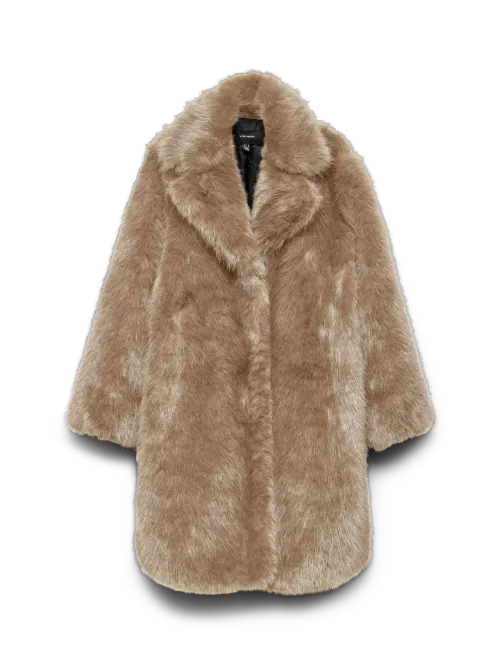 Hovedbilde GLORIASOFIA FAKE FUR JAKKE - CAMEL