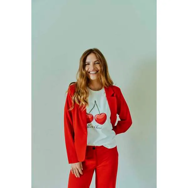 Hovedbilde FENJAL T-SHIRT - CHERRY