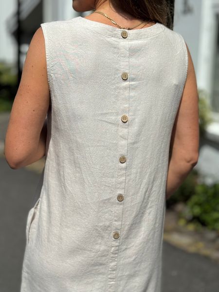 Hovedbilde LAVA LIN/VISCOSE KJOLE U/ERM - MOONBEAM