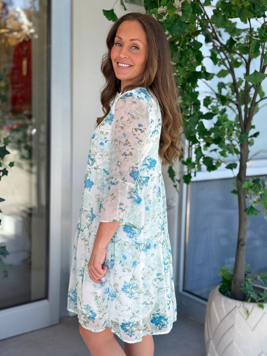 SMILLA KJOLE M/TROMPETERM - AQUA