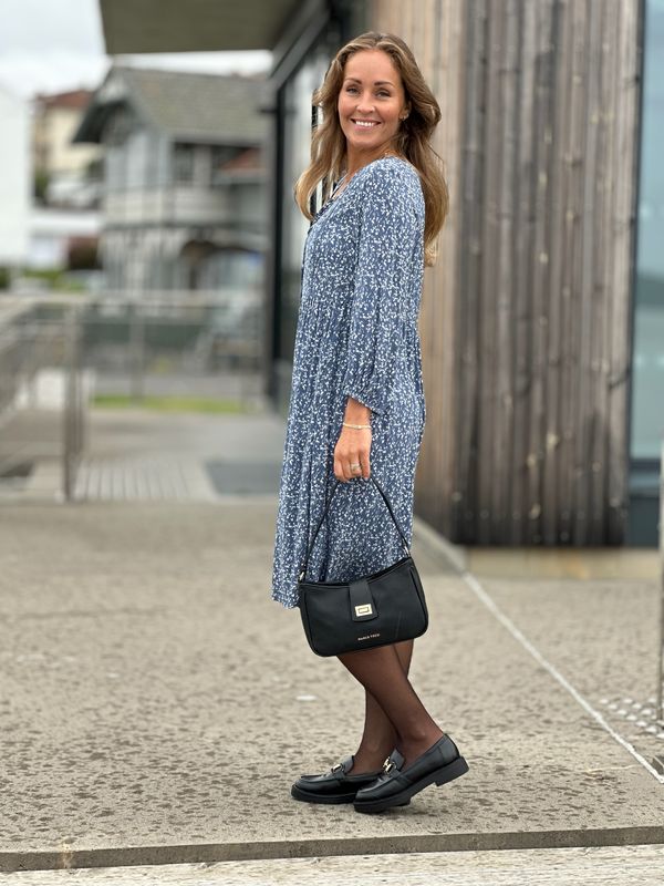 ADNEY KJOLE - INDIGO BLUE/OFFWHITE
