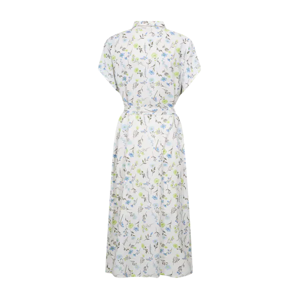 Hovedbilde MOLLI KJOLE BLOMSTERENG - OFFWHITE/GRØNN