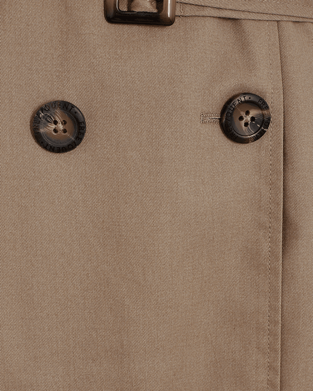 TUKSY TRENCHCOAT - TAUPE